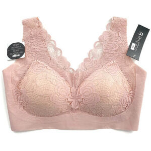 SOPHIE B B88191H2-PB invisible edge Lace bra -M pink